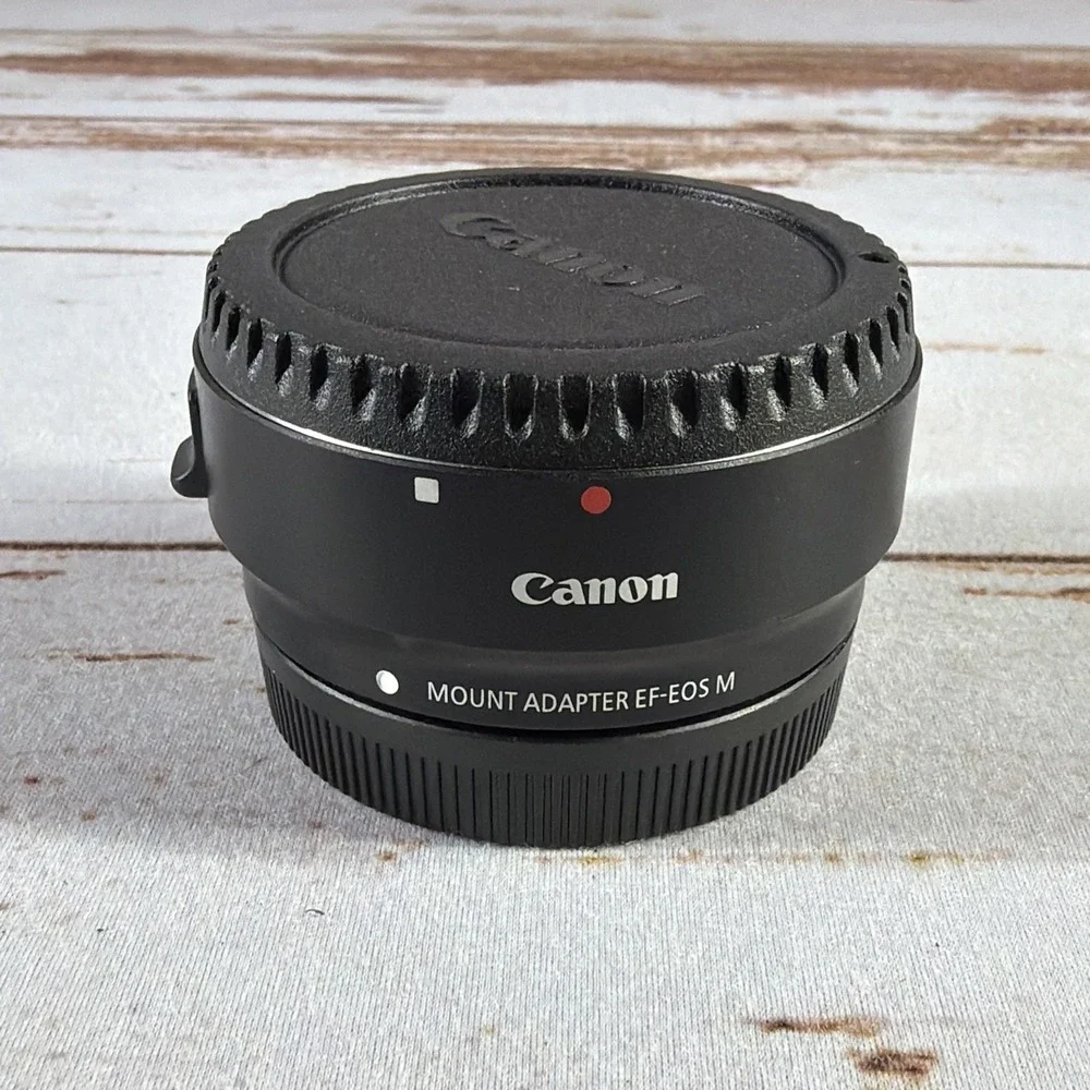 Canon Mount Adapter EF-EOS M in Black with Red Accent